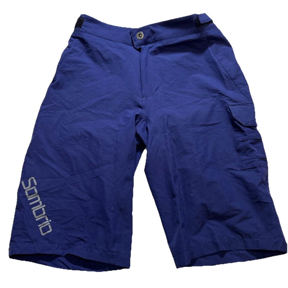 Sombrio Women's Size Medium V'AL Mountain Biking Shorts Navy Blue Active
